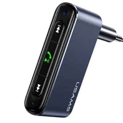 USAMS Adapter Audio Bluetooth Jack 3.5mm - Grå