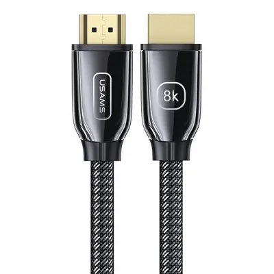 USAMS Kabel HDMI-HDMI 2.1 U67 3m svart 8K SJ498HD01
