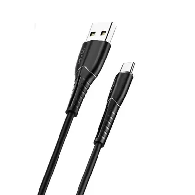 USAMS Kabel U35 microUSB 2A Snabbladdning 1m svart SJ365USB01