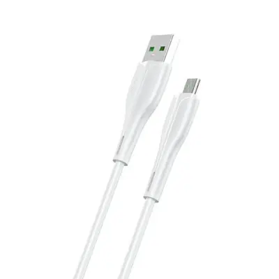 USAMS Kabel U38 microUSB 4A Snabbladdning OPPO 1m vit SJ375USB02