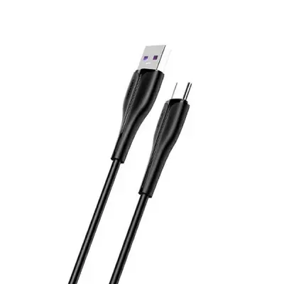 USAMS Kabel U38 USB-C 5A Snabbladdning 1m (US-SJ376) - Svart