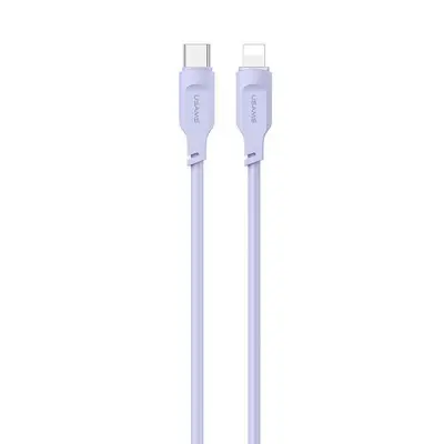 USAMS Kabel USB-C–Lightning 20W 1,2m Lithe (US-SJ566) - Lila