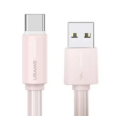 USAMS SJ734 YU Series USB-C/USB-C Kabel 60W 1 m (US-SJ734) – Svart