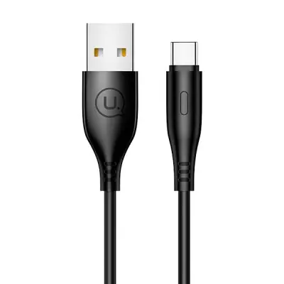 USAMS U18 USB-C Kabel 2A 1 m SJ267USB01 - Svart