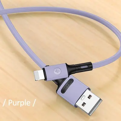 USAMS U52 Lightning Kabel 2A 1 m SJ434USB04 - Lila