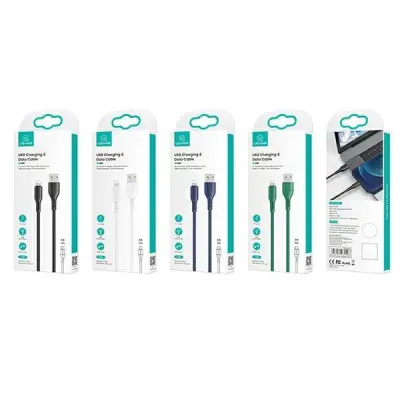 USAMS U68 Lightning Kabel 2A 1 m SJ500USB02 - Vit