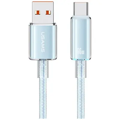 Usams USB-A till USB-C Kabel 1.2m Cloud - Blå