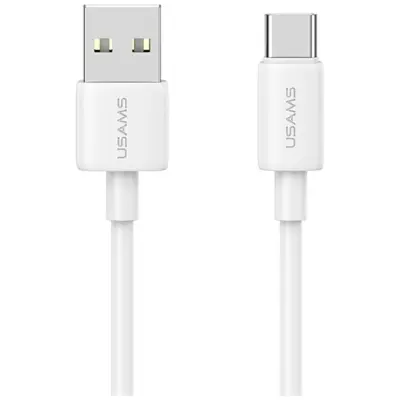 Usams USB-A till USB-C Kabel 1m YD - Vit