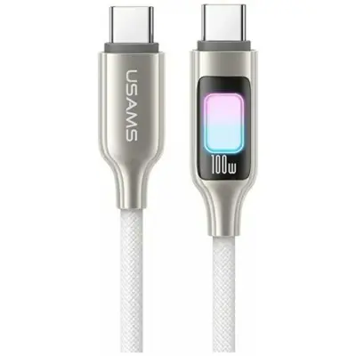 USAMS USB-C Till USB-C Kabel 100W 1.2m TC - Titan