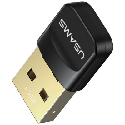 USAMS ZB321 USB Adapter Bluetooth 5.1 - Svart