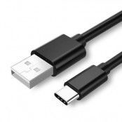 USB-A till USB-C Kabel - 1m - Svart
