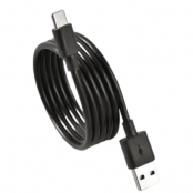 USB-A till USB-C Kabel Snabbladdning 1M - Svart