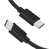 USB-C till USB-C kabel 1m HD23 - Svart