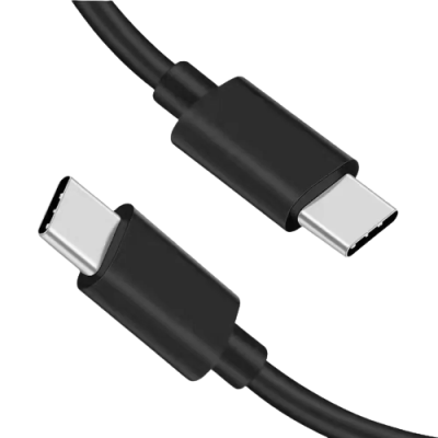 USB-C till USB-C kabel 1m HD23 - Svart