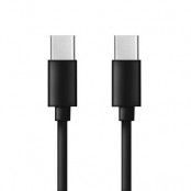 USB-C till USB-C kabel PD 60W 1m - Svart