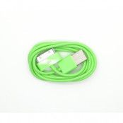 USB kabel till iPad, iPhone (Grön)