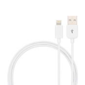 USB Lightning-kabel 1.5A. 2m - Vit