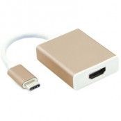 USB Type-C 3.1 till HDMI-Adapter - Guld