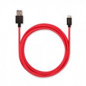 Usbepower FAB XXL 250 Micro USB - 2.5m Micro USB kabel - Röd