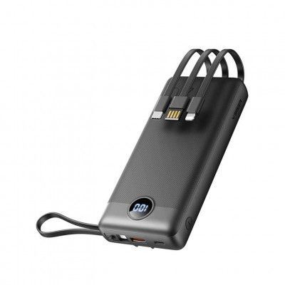 Veger Powerbank C20 20,000mah Snabbladdning - Svart