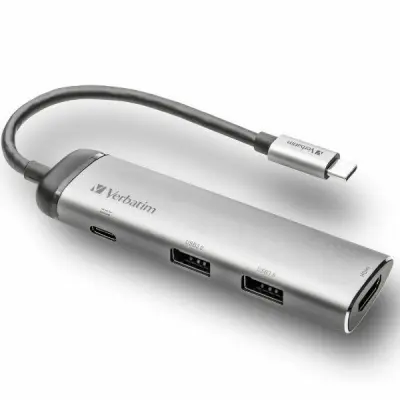 Verbatim 3in1 HUBB USB-C Multiport Adapter med HDMI 49140