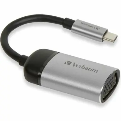 Verbatim USB-C till VGA Adapter - Grå