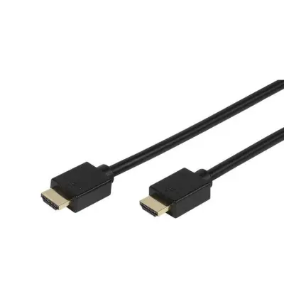 Vivanco HDMI High Speed kabel, Ethernet, 1m Svart