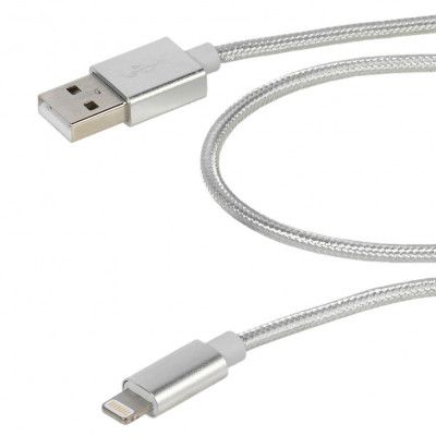 Vivanco Longlife Apple Lightning kabel MFI 1.5m - Silver