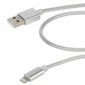 Vivanco Longlife Apple Lightning kabel MFI 2.5m - Silver
