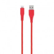Vivanco Longlife Lightning kabel MFI 2.5m - Röd