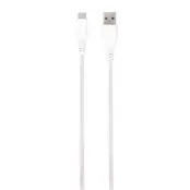 Vivanco Longlife USB-C/USB-A 2.0 kabel 2.5m Vit