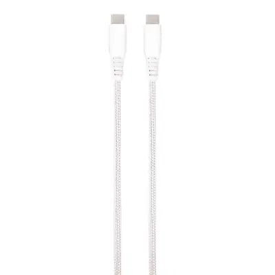 Vivanco Longlife USB-C/USB-C 2.0 kabel 0.5m Vit
