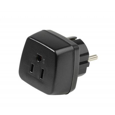 Vivanco Reseadapter USA Europe - Svart