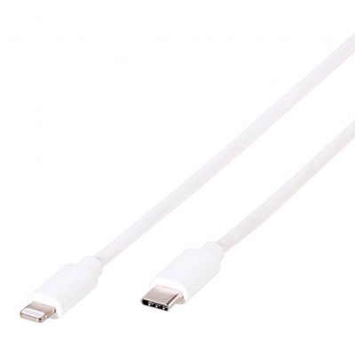 Vivanco USB-C Lightning kabel MFI 2m - Vit