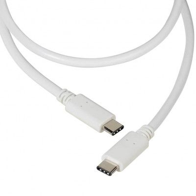 Vivanco USB-C till USB-C 2.0 kabel 1.2m - Vit