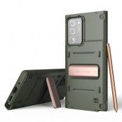 VRS DESIGN | Damda QuickStand Skal Galaxy Note 20 Ultra - Grön Bronze
