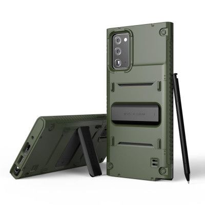 VRS DESIGN | Damda QuickStand Skal Samsung Galaxy Note 20 - Grön