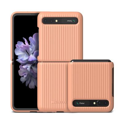 VRS DESIGN | Damda Slate Skal Galaxy Z Flip 5G - Peach