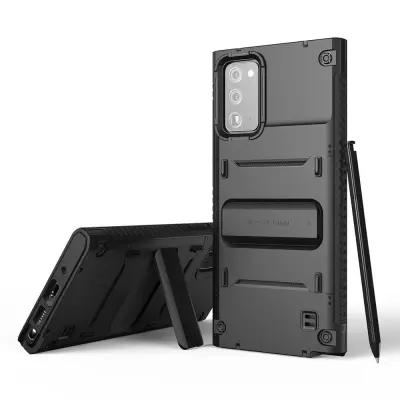 VRS DESIGN Damda QuickStand Skal Galaxy Note 20 - Svart
