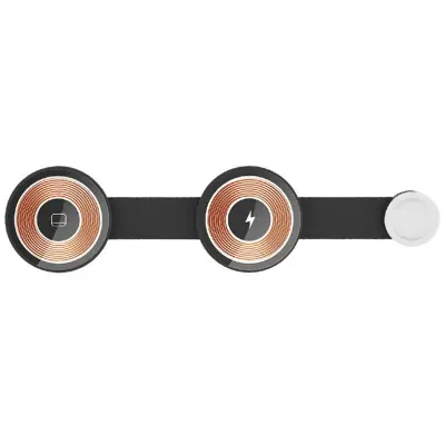 W-162 3-i-1 Fällbar Laddningsdocka Magnetisk Trådlös Laddare - Vit