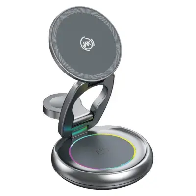 WEKOME WP-U177 3-i-1 trådlös laddare för telefon, smartwatch, öronproppar