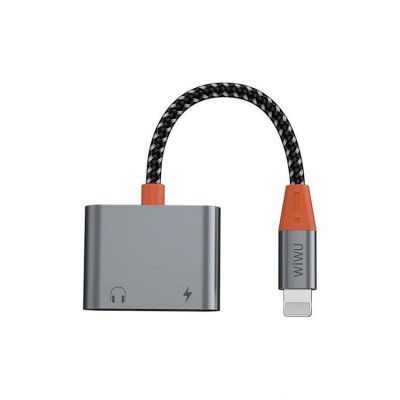 WiWU Audio adapter LT07 Lightning to Lightning + 3.5mm