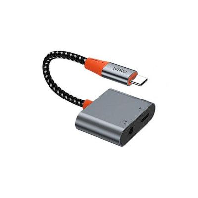 WiWU Audio adapter LT10 Typ C to Typ C + 3.5mm