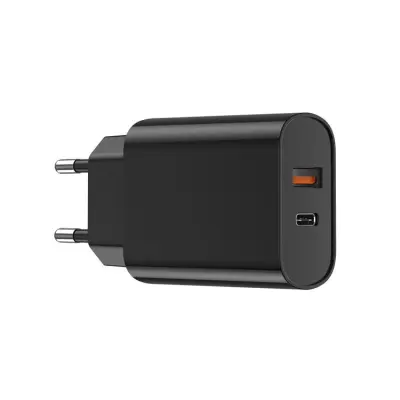 WIWU Snabbladdare 20W USB Till USB-C Wi-U002 PD QC - Svart