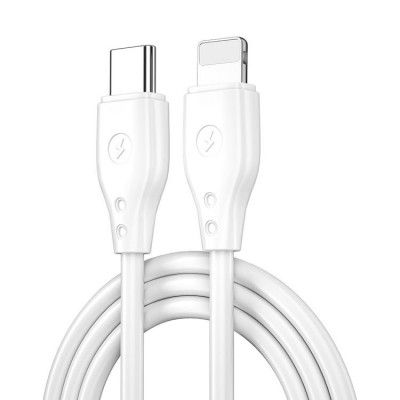 WIWU USB-C Till USB-C 67W Kabel 1m Pioneer - Vit