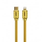 WK Design USB-C Till Lightning Kabel 20W 1m - Guld