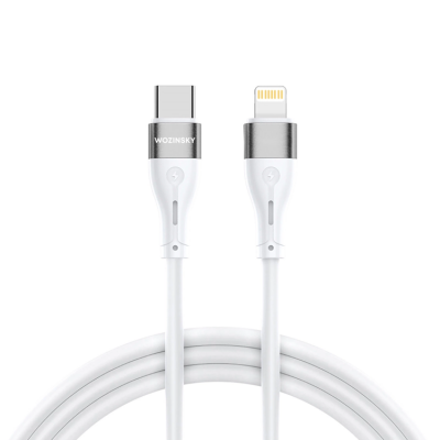 Wozinsky USB-C till Lightning kabel PD 27W 1m - Vit