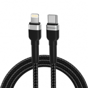 Wozinsky USB-C till Lightning kabel PD 30W 1m - Svart