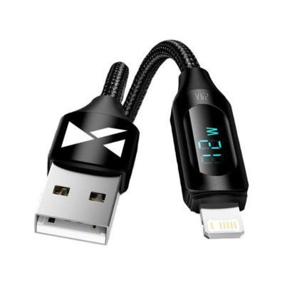 Wozinsky USB-A till Lightning kabel 2m - Svart