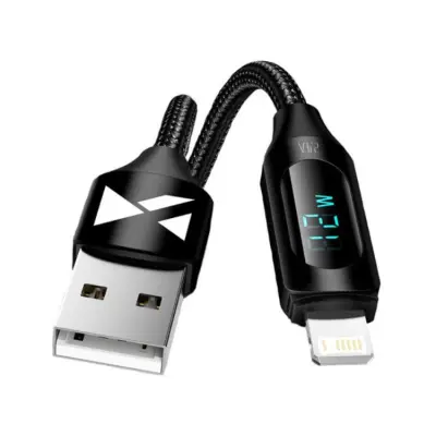 Wozinsky USB-A till Lightning kabel 1m - Svart
